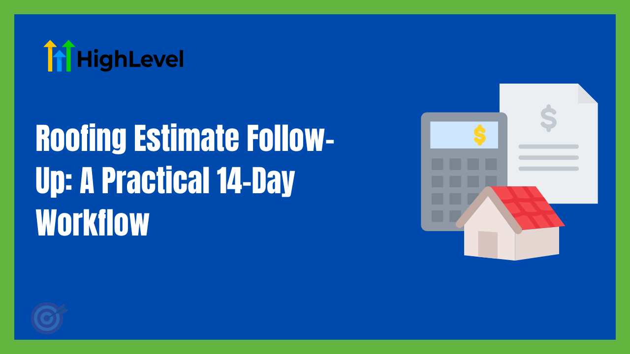 Roofing Estimate Follow-Up: A Practical 14-Day Workflow