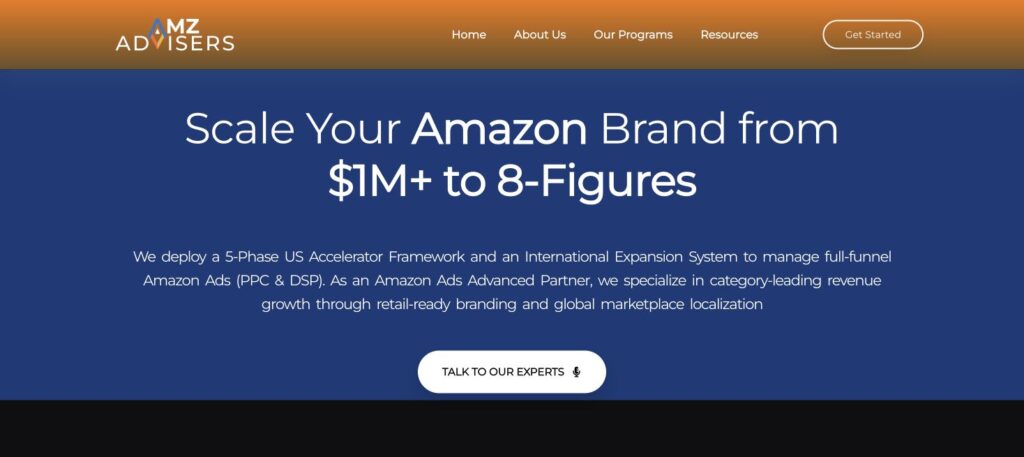 AMZ Advisers website and GoHighLevel support case study by GHLFocus