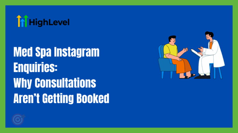 Med Spa Instagram Enquiries and Bookings